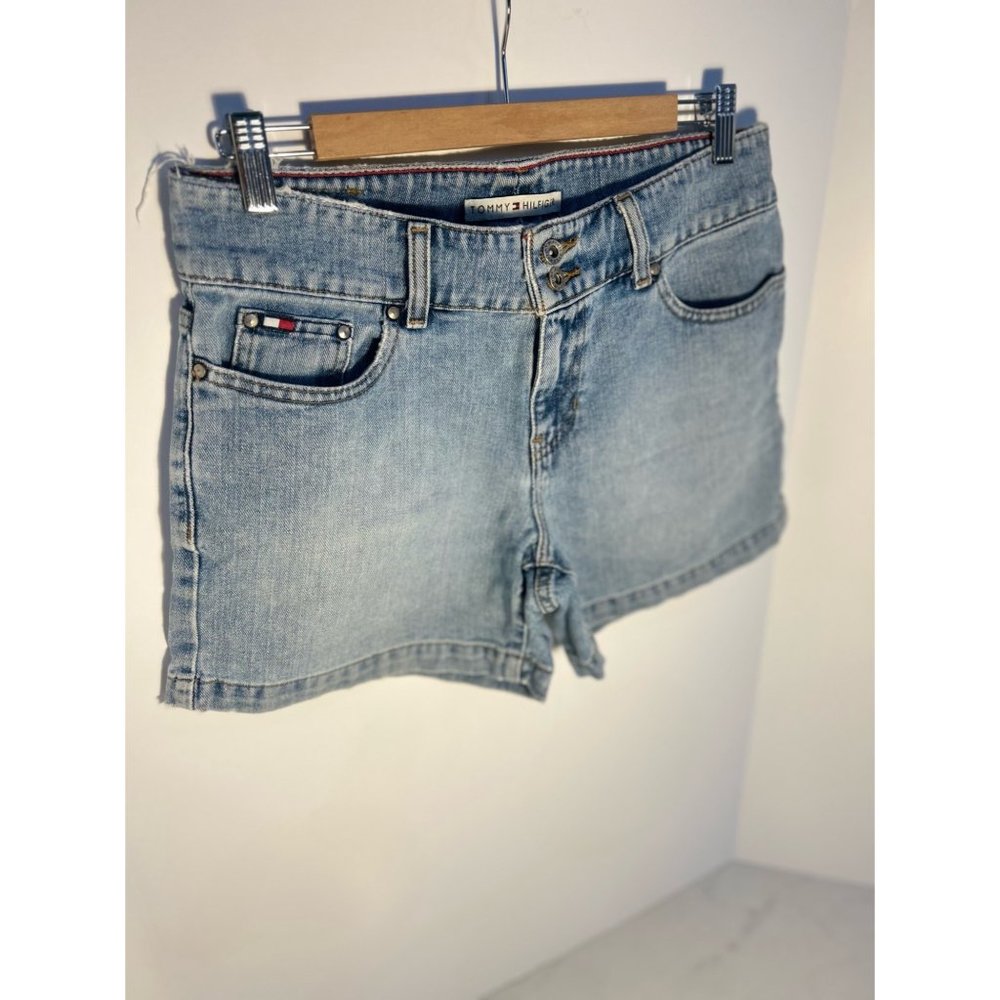 Tommy Hilfiger Vintage 90s light wash Denim Shorts-Size:4